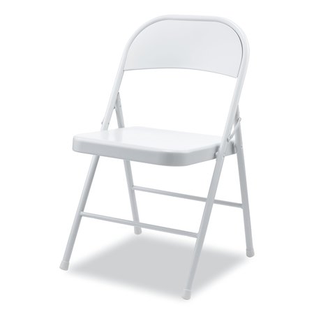 Alera Armless Steel Folding Chair, Supports Up to 275 lb, Gray, PK4, 4PK ALECA940